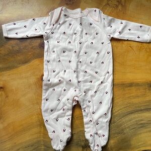 Tommy Hilfiger 3mo footie pink onesie